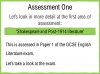 A Guide to the Edexcel GCSE English Literature Qualification Teaching Resources (slide 6/11)